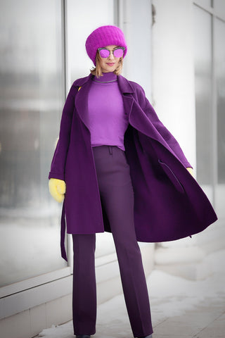 Monochrome Purple Outfit 