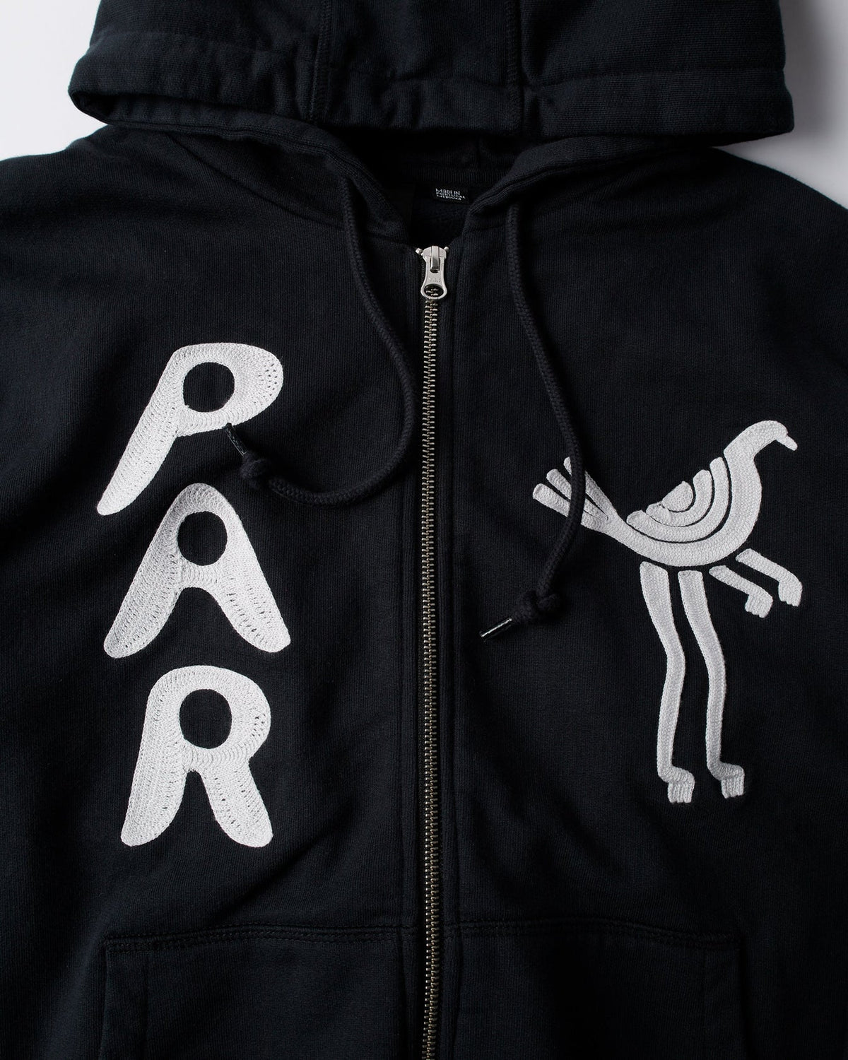 By Parra Zipped pigeon zip hooded