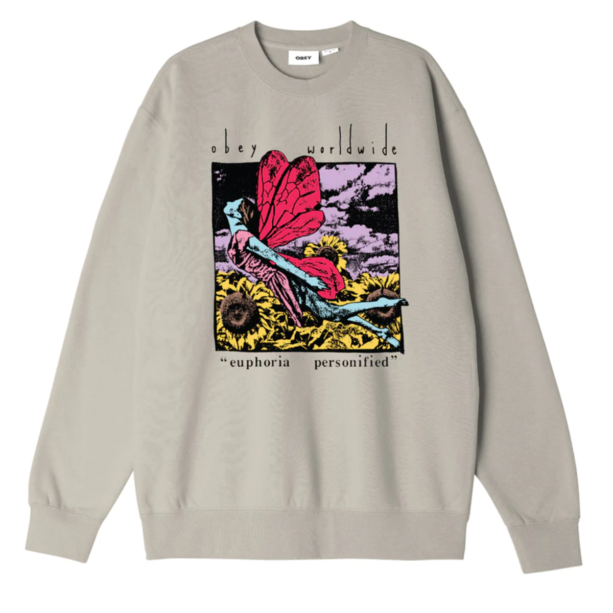 OBEY EUPHORIAPERSONIFIED CREWNECK