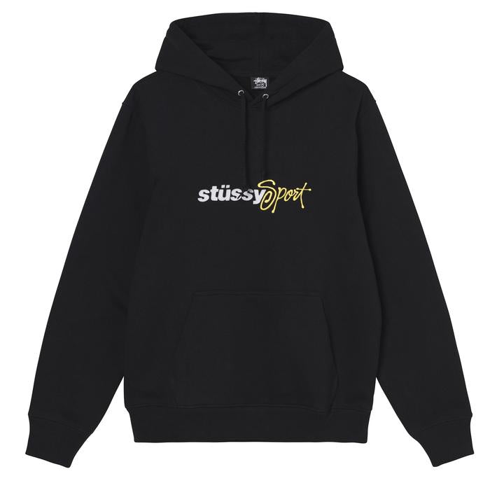 stussy sport embroidered hoodie