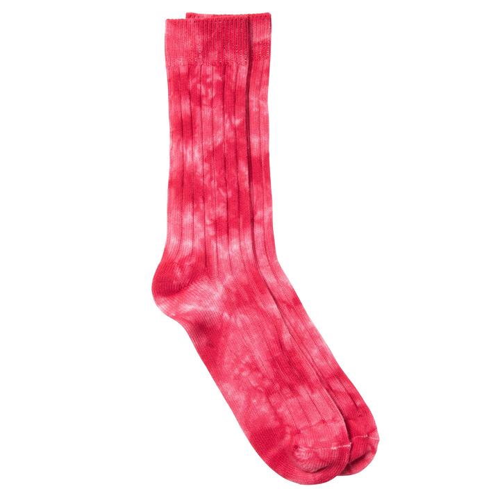 stussy dyed ribbed crew socks