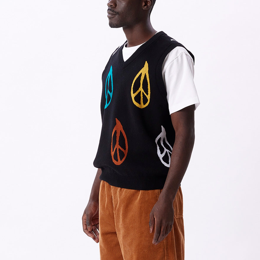 Obey Peace Sweater Vest