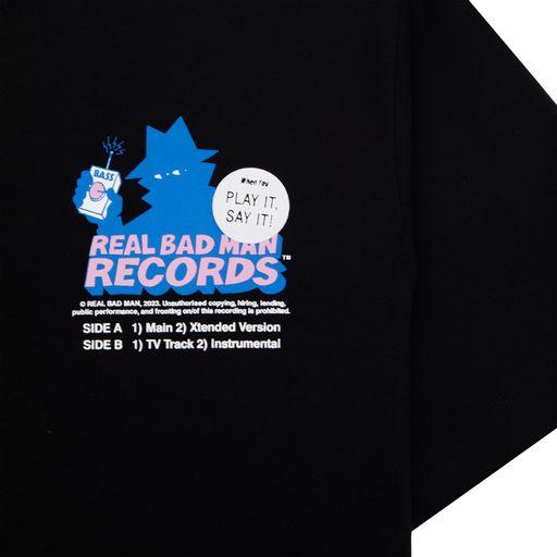 real bad man ram records ss tee