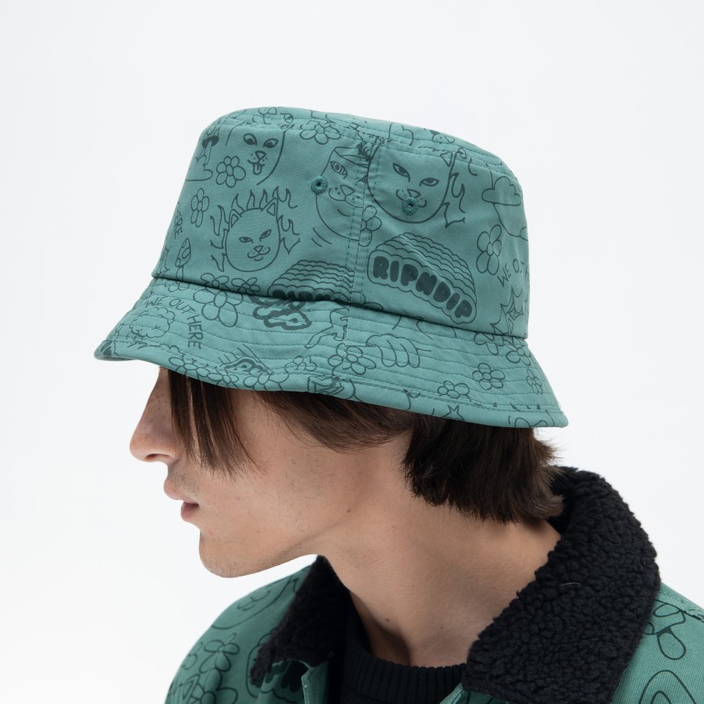 ripndip scribble bucket hat