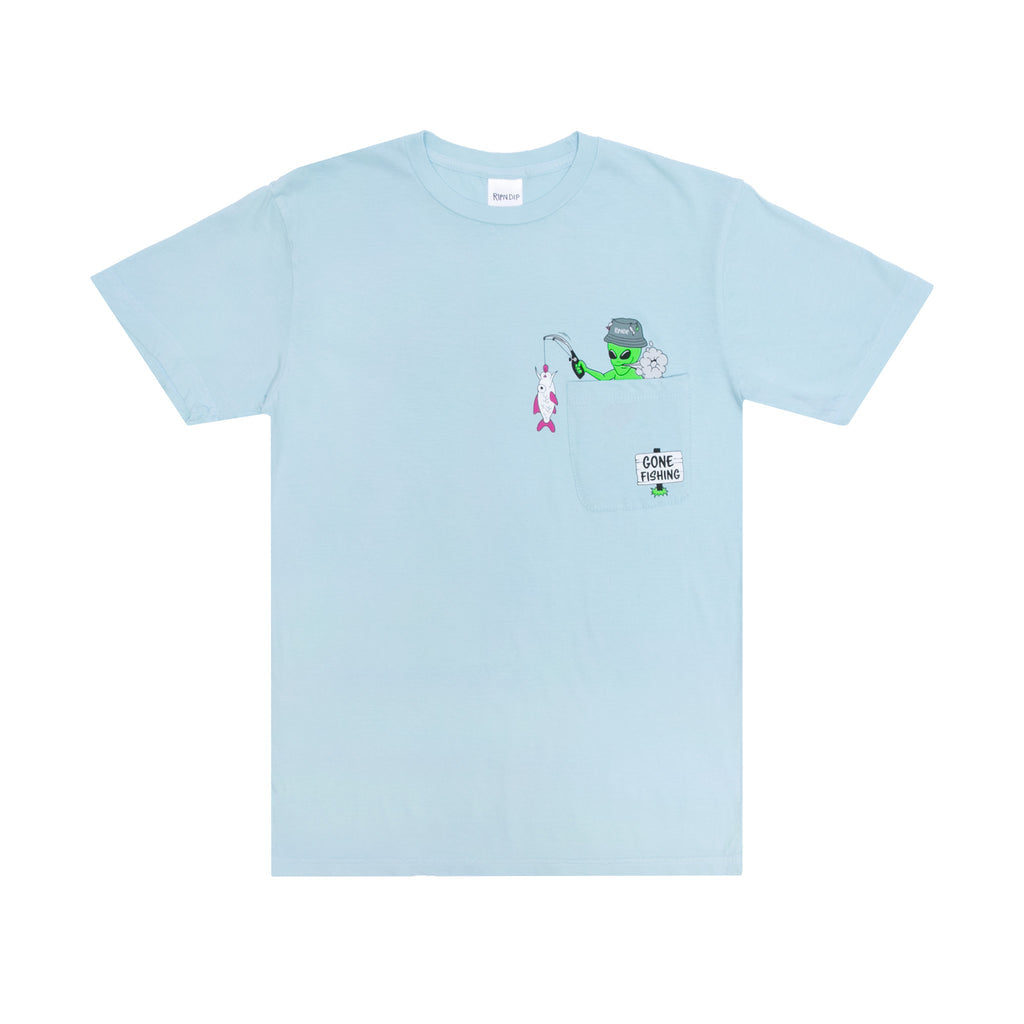 Ripndip Gone Fishing Pocket Tee