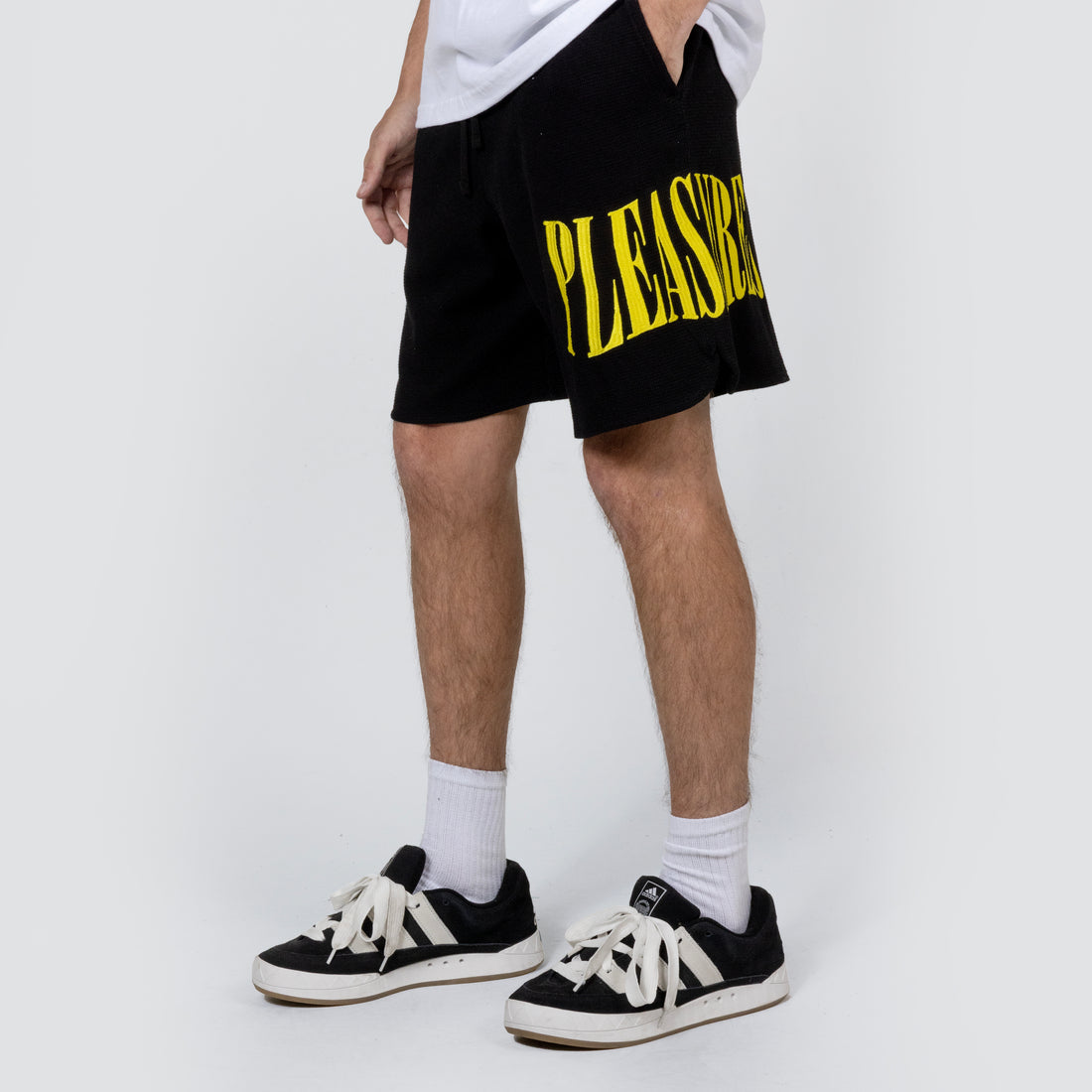 pleasures twitch waffle knit short