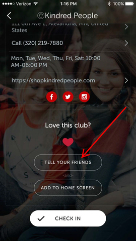 Share the Kindred People app with friends | flok | Kindred People