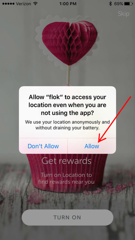 Allow location services | flok | Kindred People