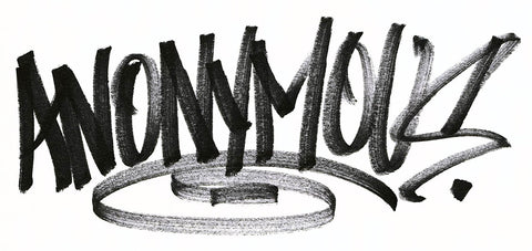 "ANONYMOUS" graffiti handstyle