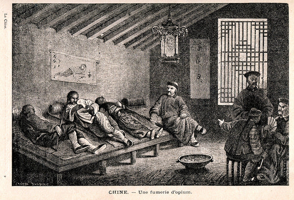 Chinese opium den