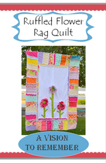 Ruffle Flower Rag Quilt Pattern