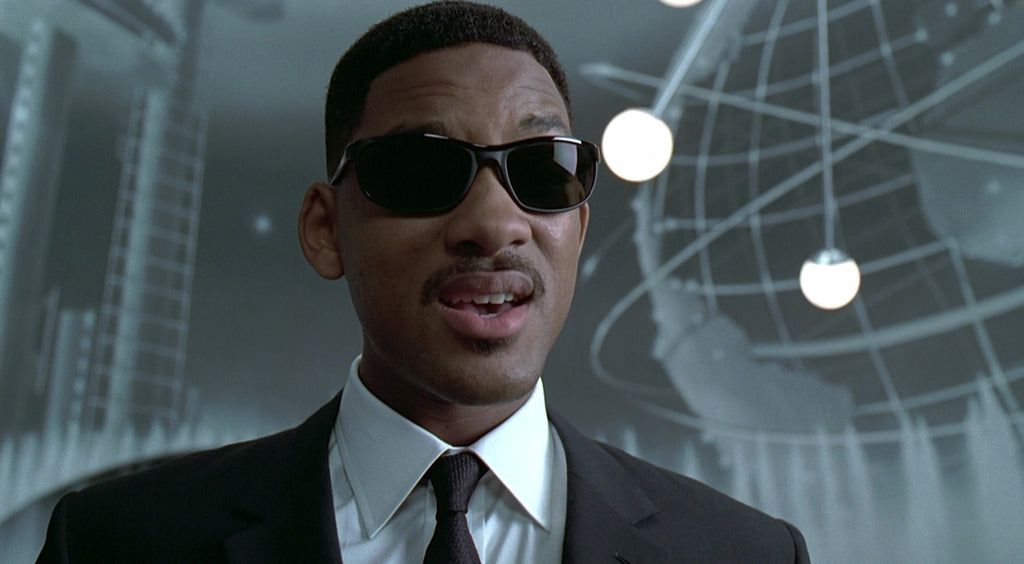 men in black ray bans