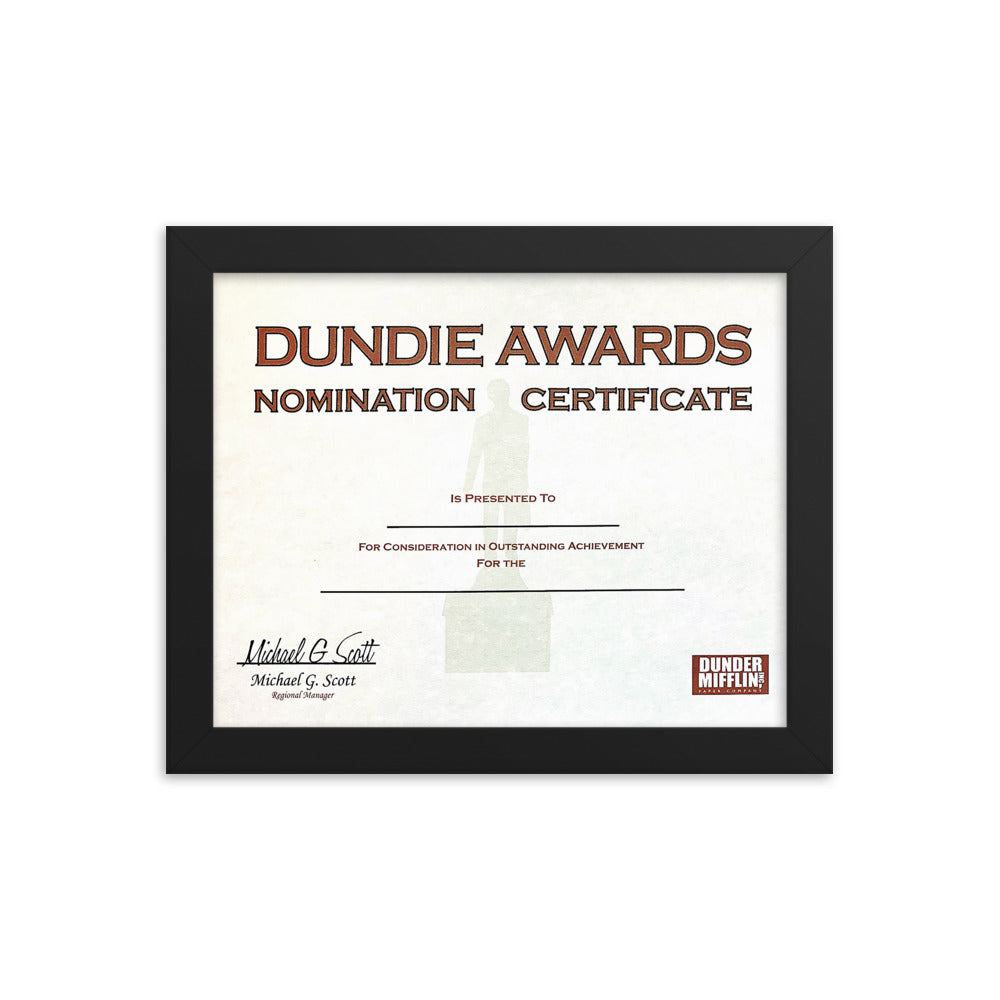 dundie-awards-framed-certificate-replicapropstore