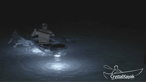 night kayaking