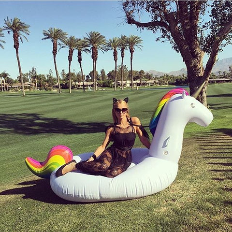 Paris Hilton Giant Inflatable Unicorn