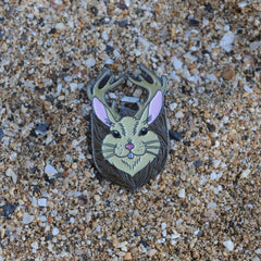 American Jackalope Pin