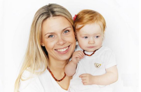 Adult Amber teething Necklace