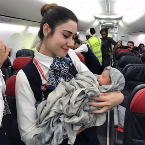 flying with baby