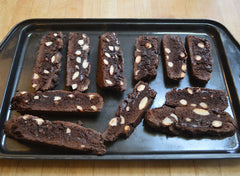 Recipe dark chocolate and almond biscotti