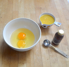 Zesty Orange pancake eggs orange juice