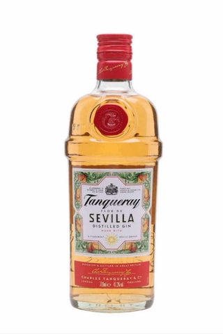 Tanqueray sevilla gin with dark orange chocolate