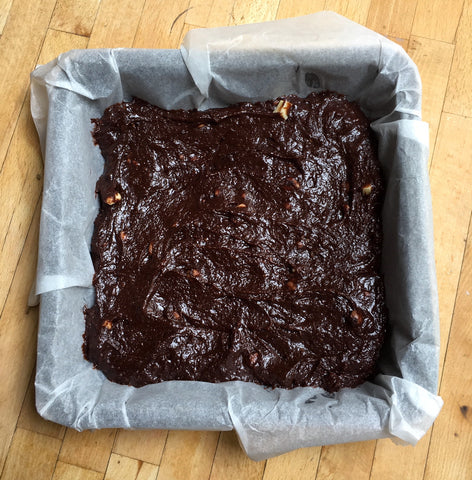 Homemade Belgian chocolate brownies recipe