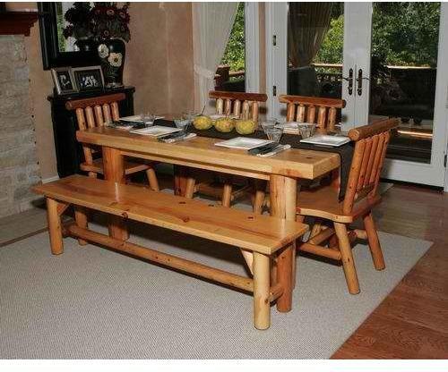 Amazon Com Umbuzo Reclaimed Wood Dining Table Bench Handmade