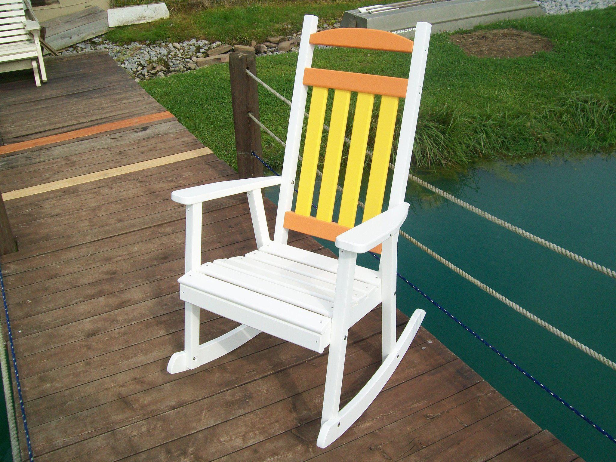 A&L Furniture Co.Classic Recycled Plastic Rocking Chair