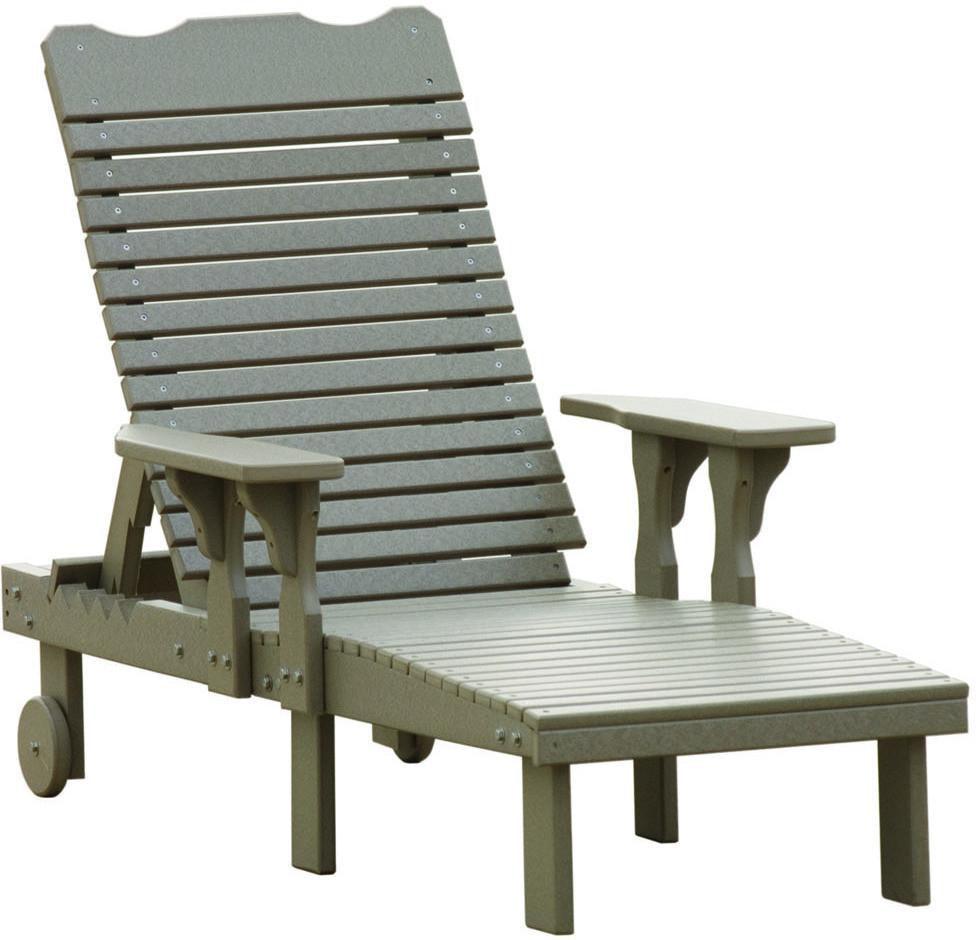 LuxCraft Recycled Plastic Lounge Chair - Outdoorsrockingchair.com