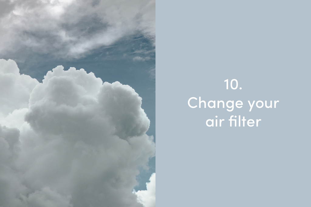 Change your air filter
