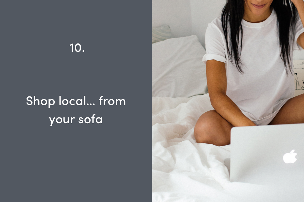 Shop local… from your sofa