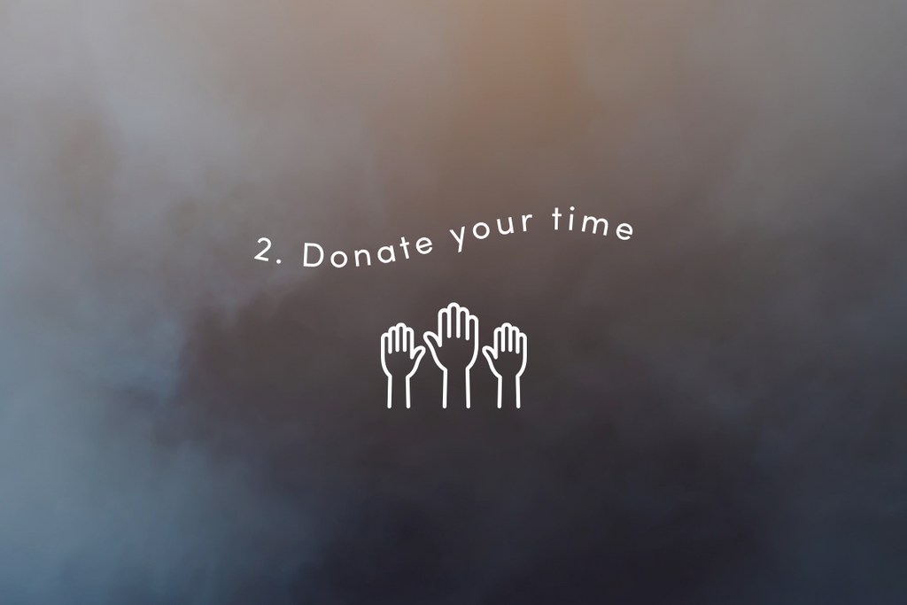 Donate your time