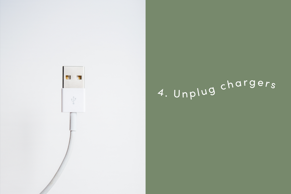 Unplug chargers