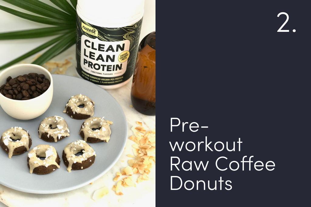 Pre-workout Raw Coffee Donuts