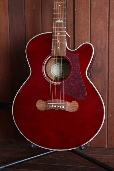 epiphone ej 200 wine red