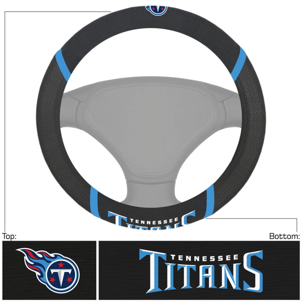 Tennessee Titans Embroidered Steering Wheel Cover – Reality Check