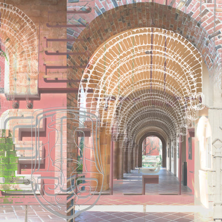 detail, Chico Heritage, digital collage, 2016