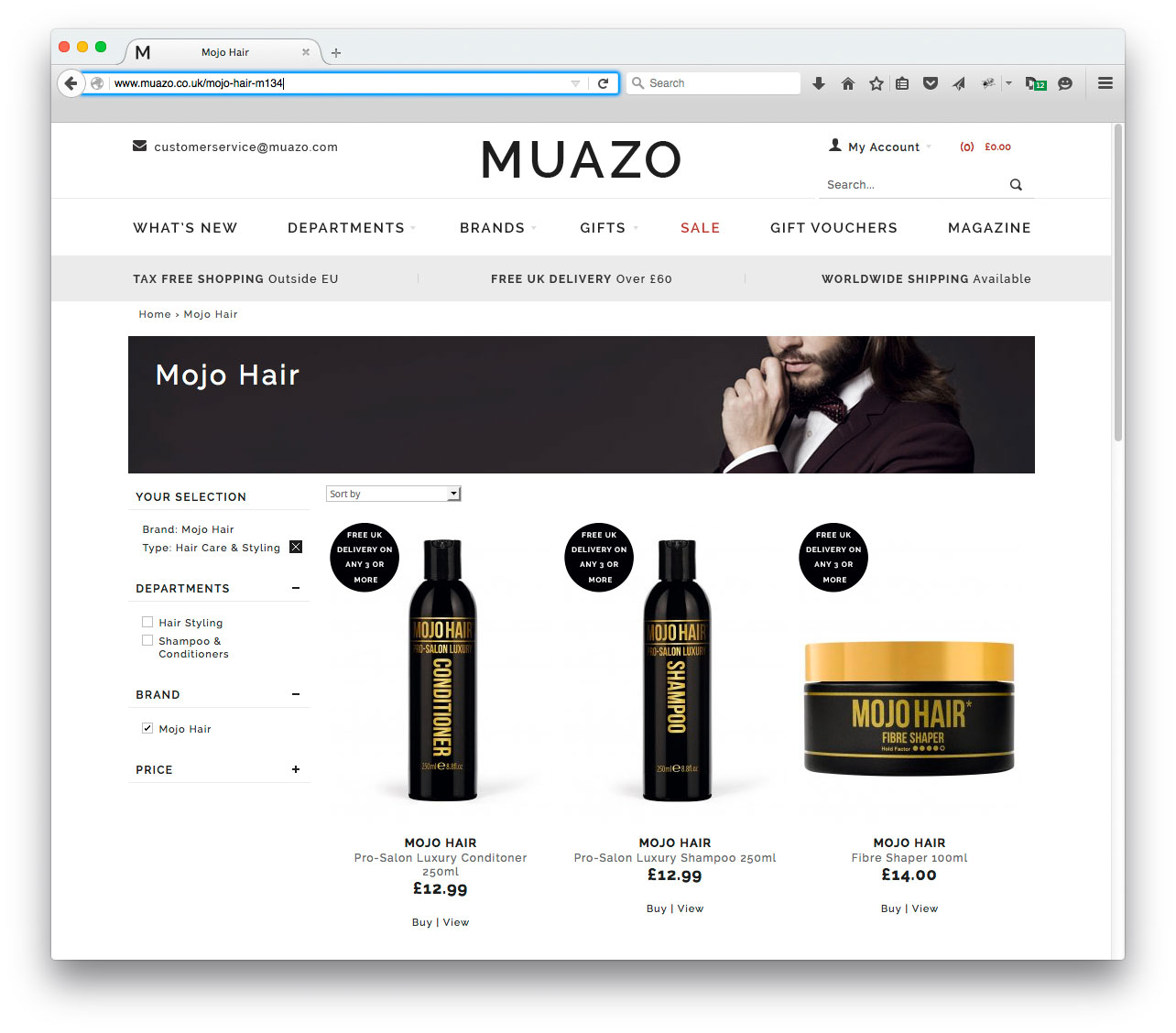 Mojo Hair* is now available from muazo.co.uk