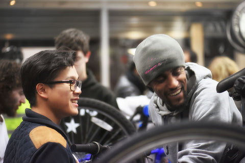 Volunteers at The Bike Project