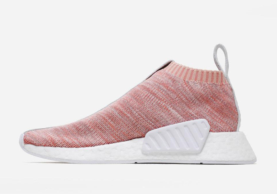 Saints SG Kith NAKED adidas NMD CS2 Pink Lateral