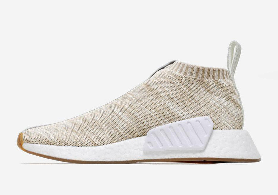 Saints SG Kith NAKED adidas NMD CS2 Sandstone Lateral