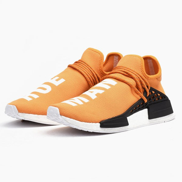 human race adidas orange