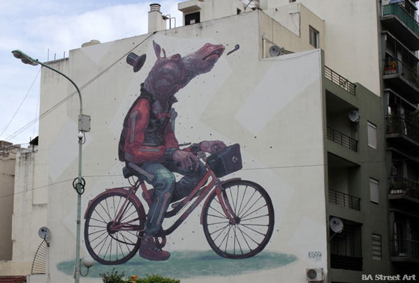 ARYZ mural in Buenos Aires