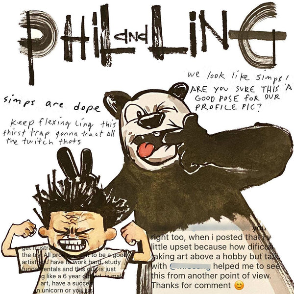 David Choe Phil and Ling comic