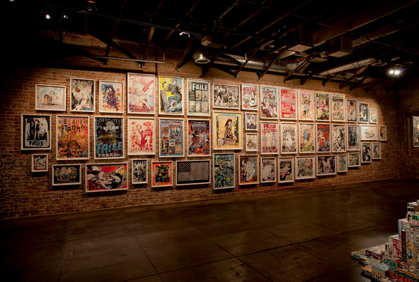 FAILE - post No bills gallery exhibition Los Angeles