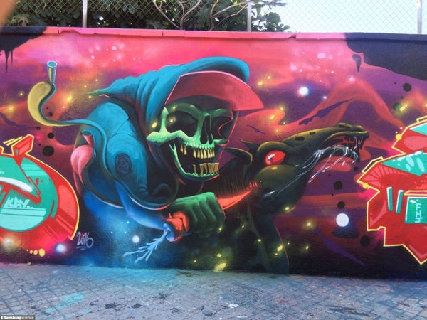 Harry Bones Graffiti Mural 001