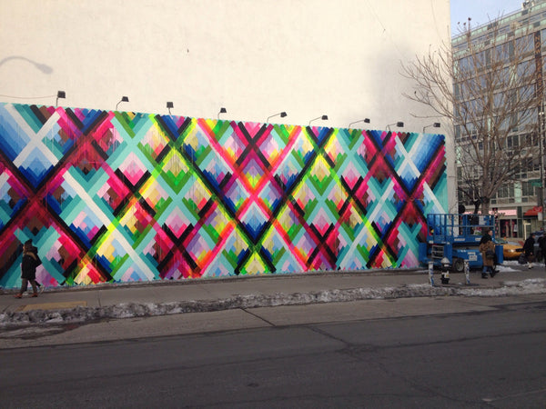 Maya Hayuk Houston Bowery Wall 2014