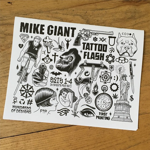 Mike Giant Tattoo Flash Zine