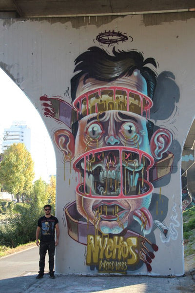 NYCHOS - Face Dissected Mural