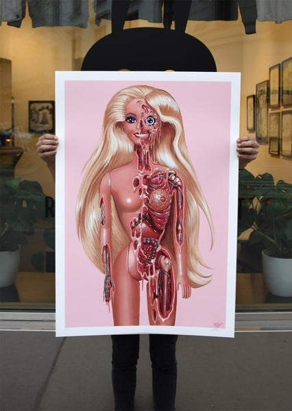 NYCHOS - Barbie Meltdown artwork and print